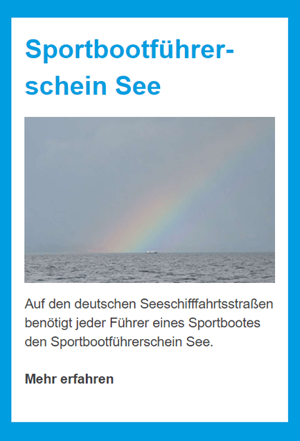 Sportbootführerschein See in  Inchenhofen